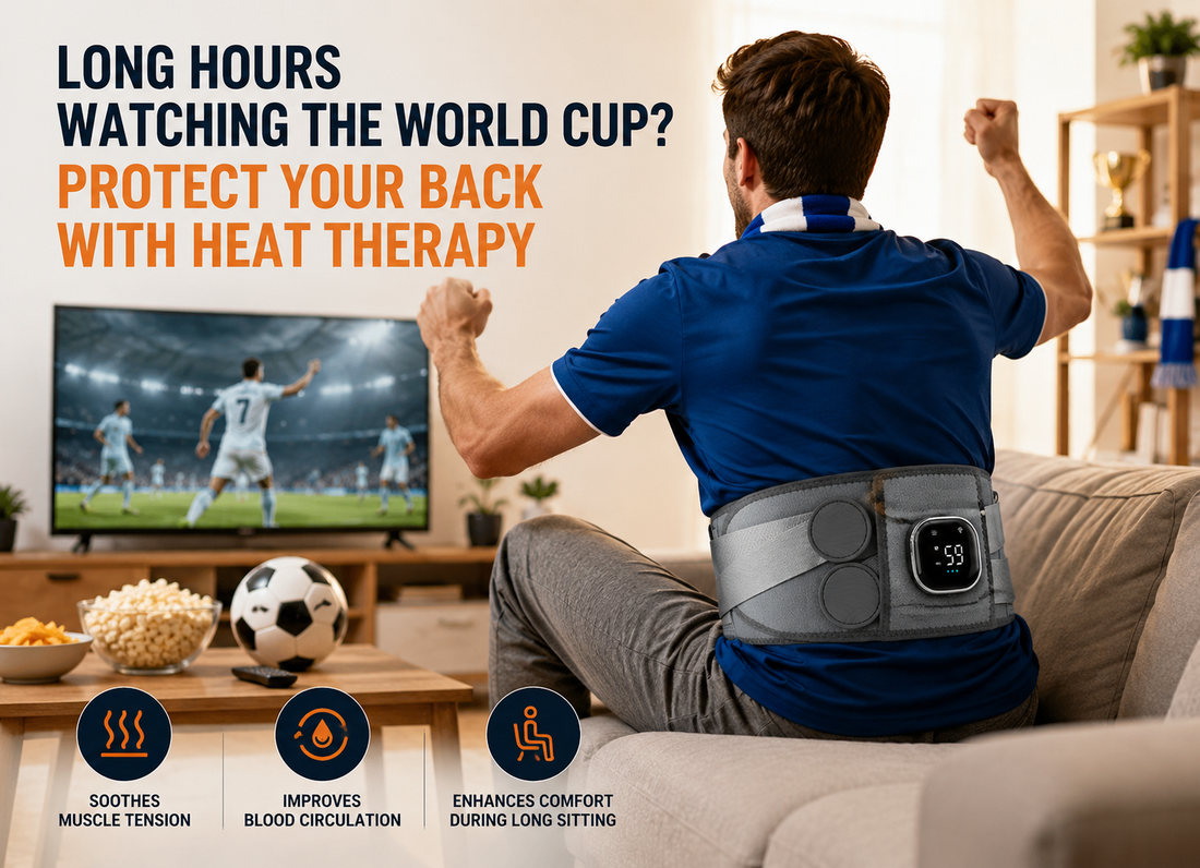 Long Hours Watching the World Cup? Protect Your Back with Heat Therapy