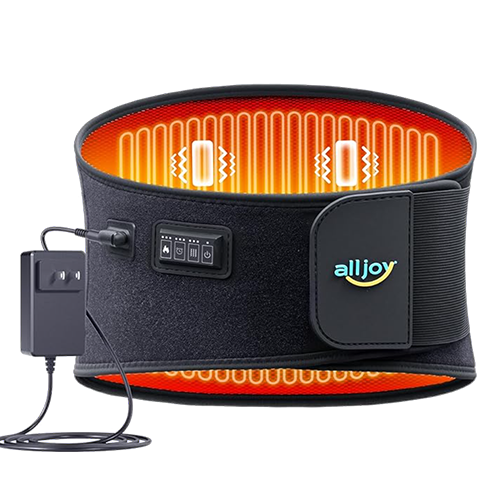 ALLJOY Plug-In Heating Pad Back Massager