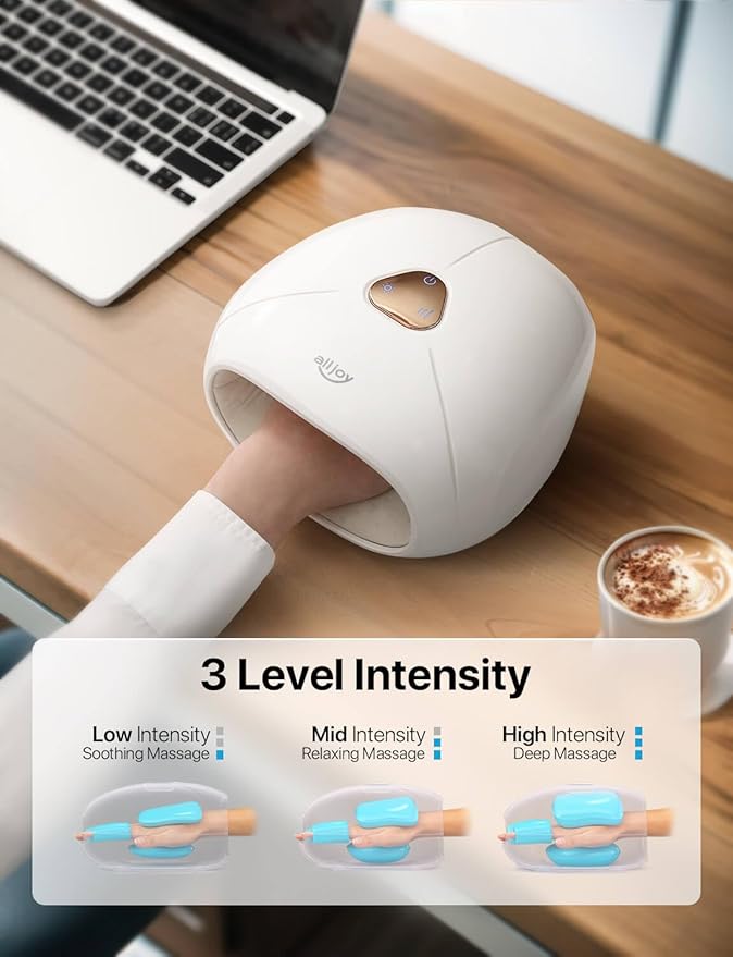 H1 Rechargeable Hand Massager with Heat & Finger Compression