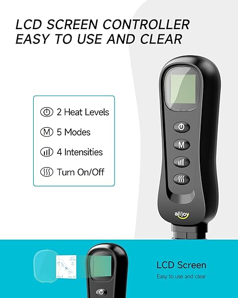 ALLJOY L1 Leg Massager with Heat & Compression for Circulation & Fatigue