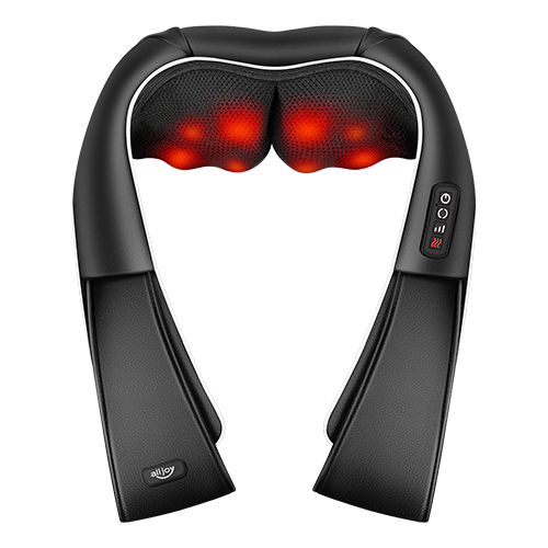 ALLJOY Heated Neck Massager – Deep Shiatsu Relief for Tension & Pain