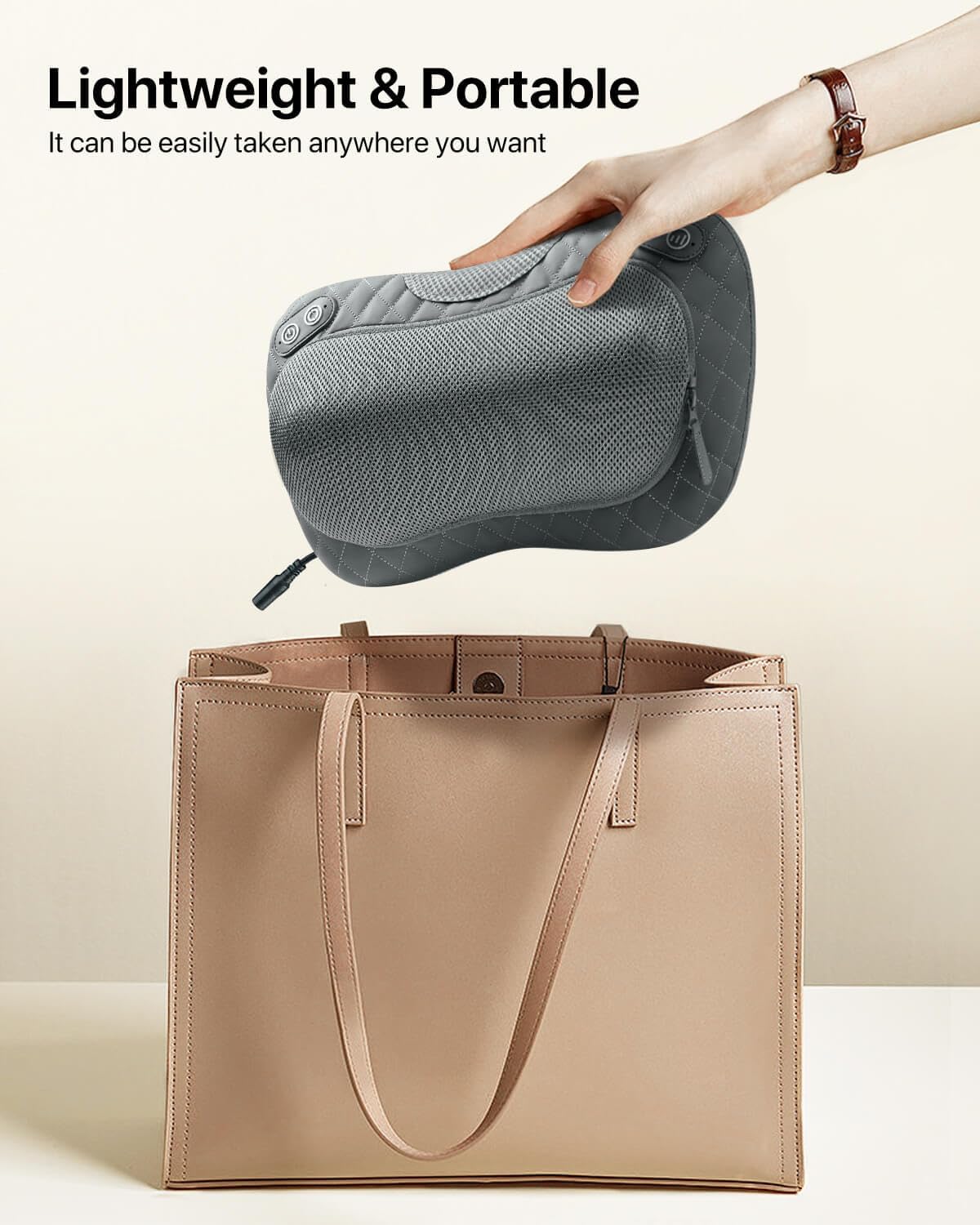 ALLJOY Shiatsu Neck and Back Massager with Soothing Heat