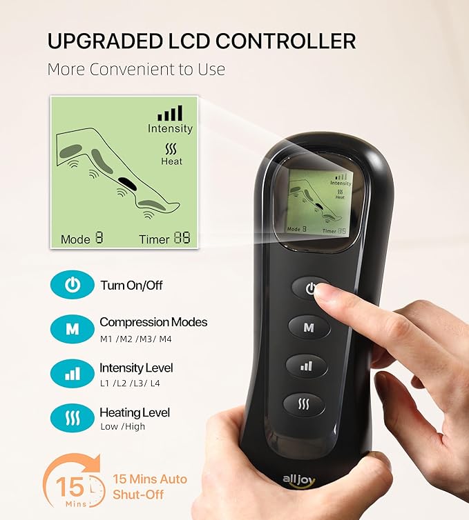 ALLJOY L2 Heated leg massager for circulation and pain relief