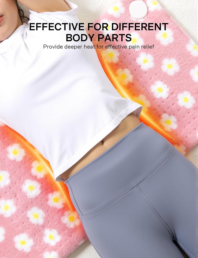 ALLJOY King Size Heating Pad for Back Pain Relief, 33”x 17”