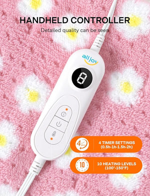 ALLJOY King Size Heating Pad for Back Pain Relief, 33”x 17”