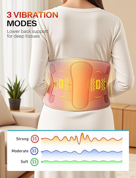 ALLJOY 67" Cordless Heating Pad for Back Pain Relief