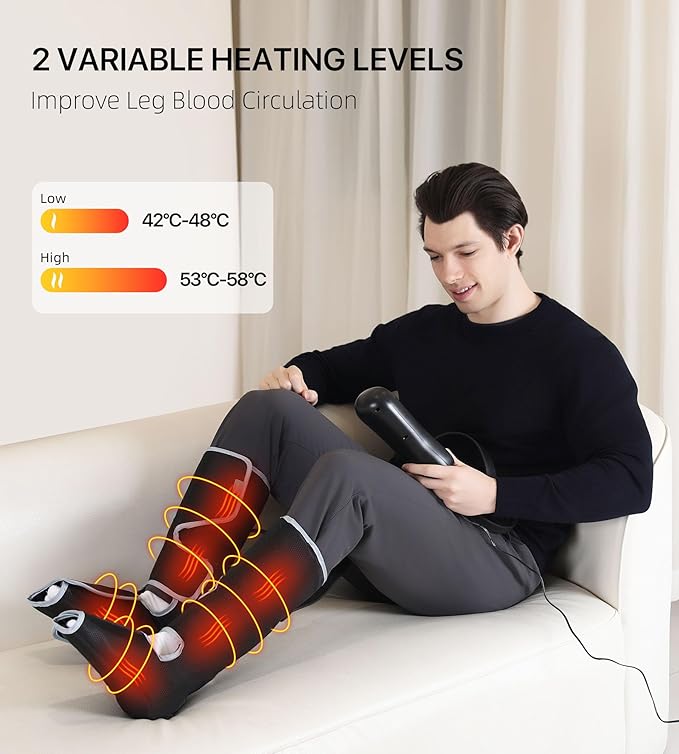 ALLJOY L2 Heated leg massager for circulation and pain relief