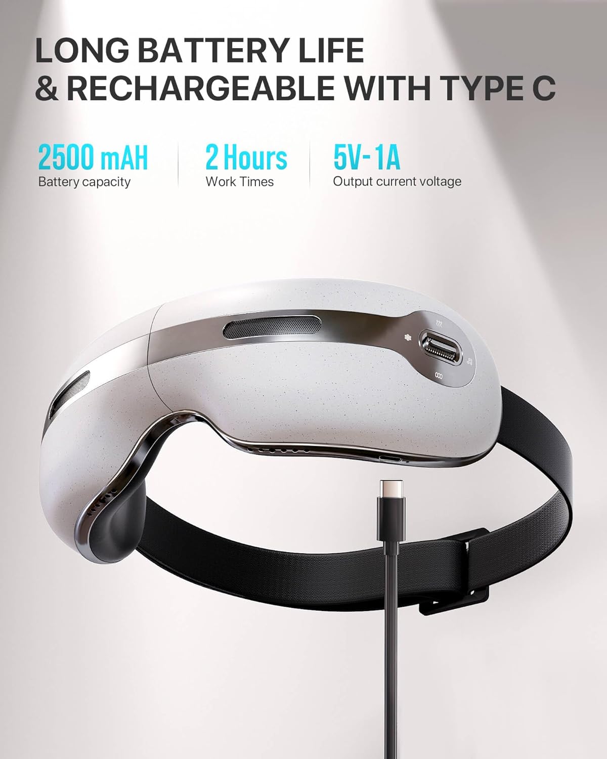 ALLJOY R7 Eye Massager with Heat and Cooling for Migraine Relief