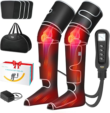 ALLJOY L1 Leg Massager with Heat & Compression for Circulation & Fatigue