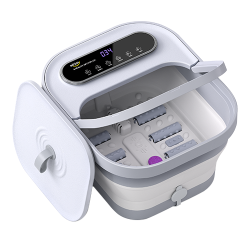 ALLJOY Collapsible Foot Massager Spa Soaking Tub Bubbles