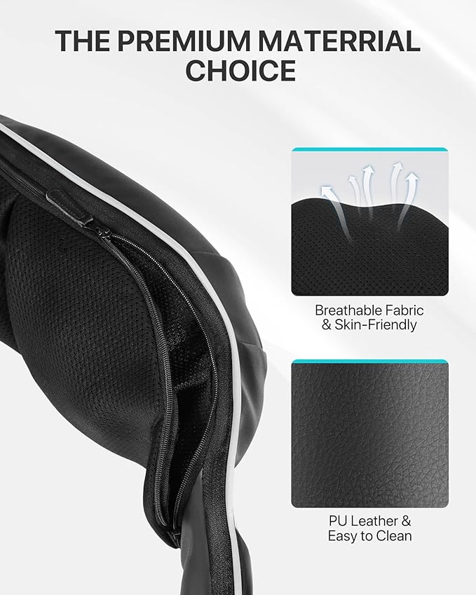 Alljoy neck massager package with power adapter and manual