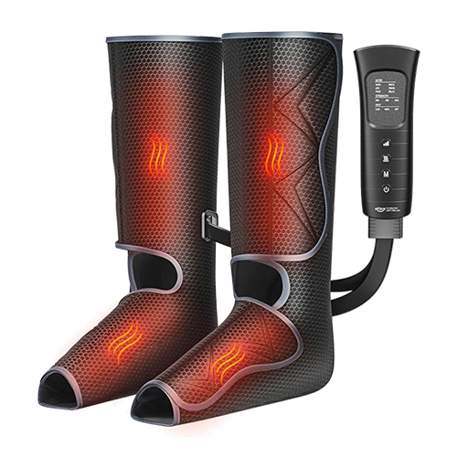 ALLJOY Leg Massager with Heat and Compression, 6 Modes 3 Intensities 2 Heat Levels
