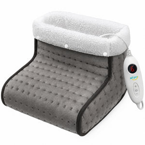 Calientapies eléctrico ALLJOY para hombre y mujer, 6 niveles de calor y apagado automático a los 90 min