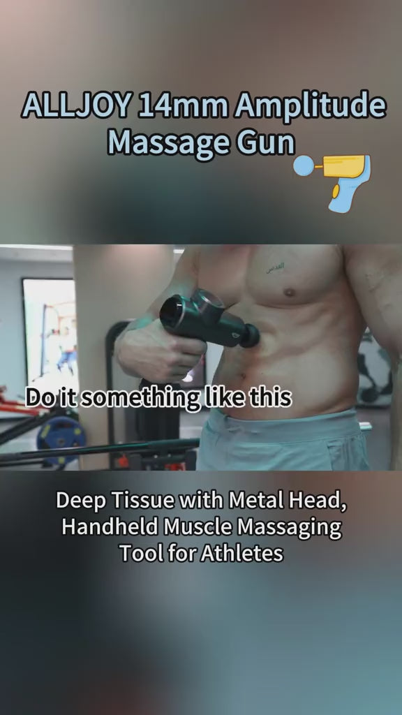 ALLJOY P1 Deep Tissue Massage Gun for Muscle Relief