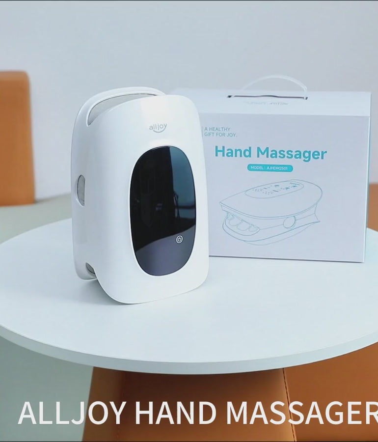 ALLJOY H4 Ergonomic Hand & Finger Massager with Heat & Compression