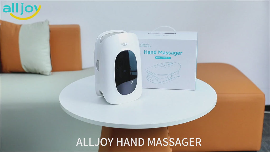 ALLJOY H4 Ergonomic Hand & Finger Massager with Heat & Compression